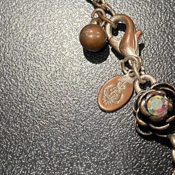 Premier Designs Aurora Borealis Whimsigoth Fairy Grunge Bling Glass Necklace 18" - Picture 5 of 6